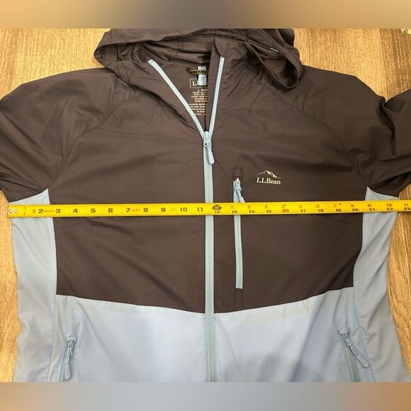 LL Bean L Windbreaker Lightweight Nylon Jacket Outdoors Camping Hiking Layering - Picture 6 of 8